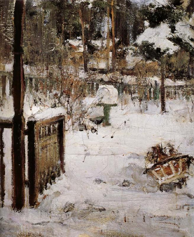 Nikolay Fechin The scene of winter oil painting picture